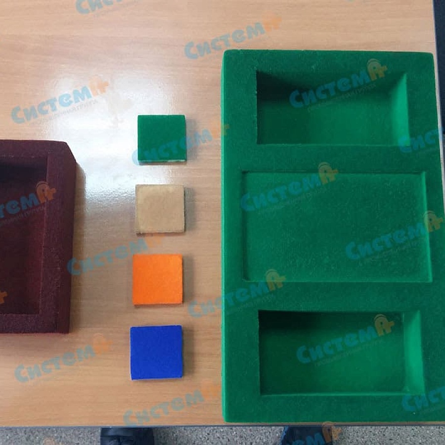 Тестовый образец флокированной упаковки Тестовый образец флокированной упаковки